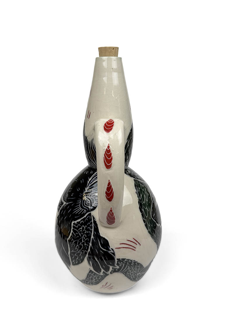 Black Snake & Hare Wine Decanter - Image 2