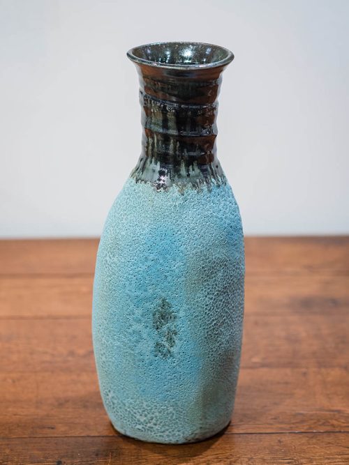 Textured vase by Robert Milnes.
