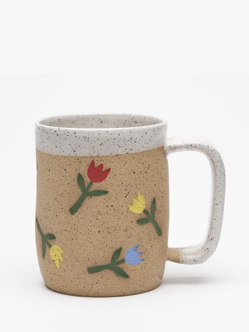 16 oz tulip mug by Osso Ceramics.