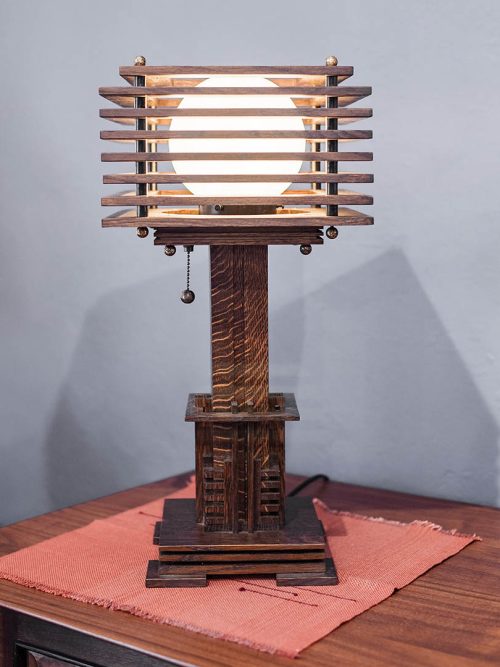 Frank Lloyd Wright Style Globe Lamp